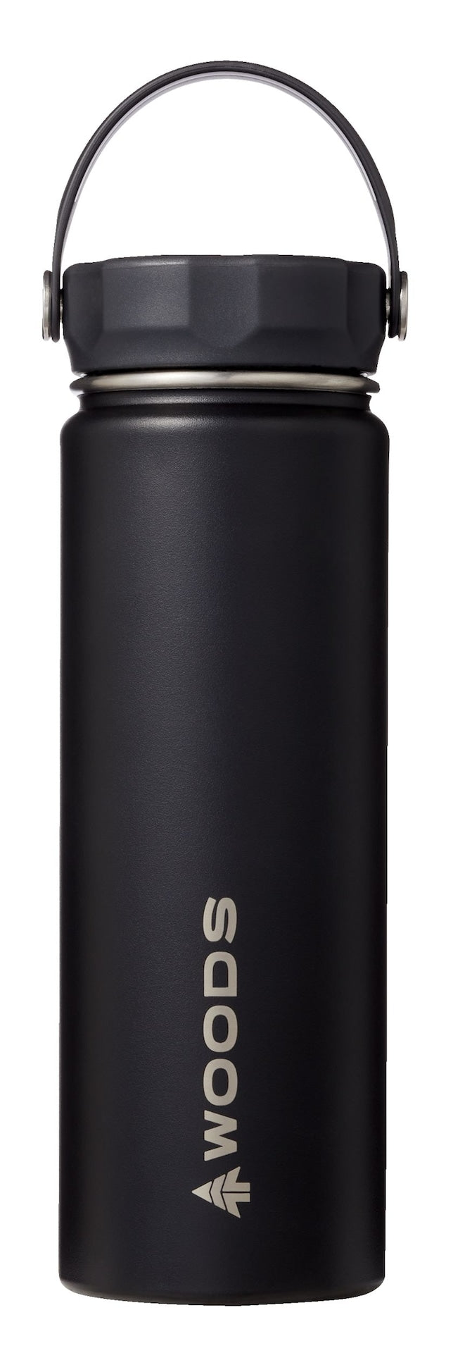 Woods Water Bottle, 22-oz, Stainless Steel, Leak-Proof, Black P3