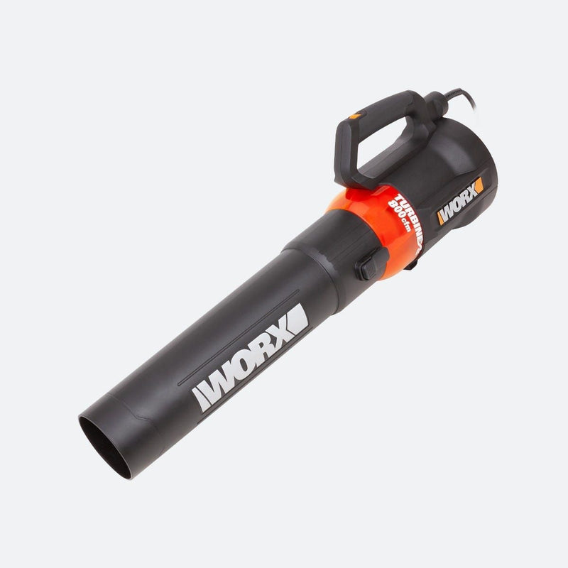Worx 12 Amp Electric 800 CFM 135 MPH Leaf Blower with Turbine Fan Technology Y4