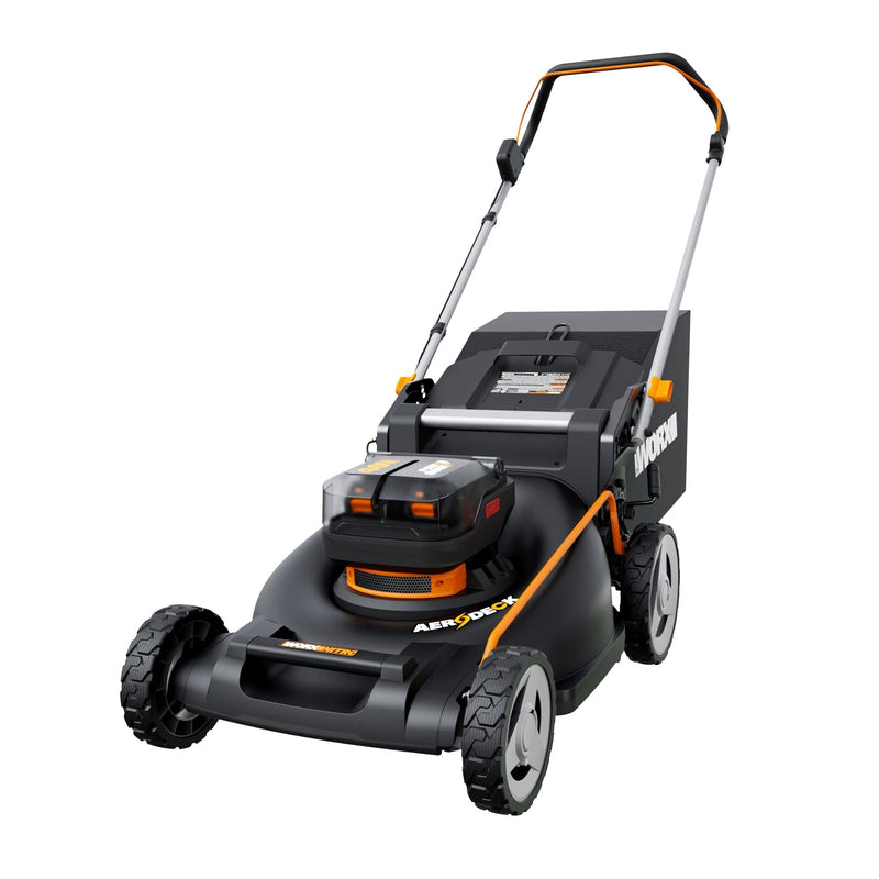 Worx NITRO 3-in-1 40V Push Poly Mower with IntelliCut, 21-in W2