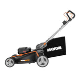 Worx NITRO 3-in-1 40V Push Poly Mower with IntelliCut, 21-in