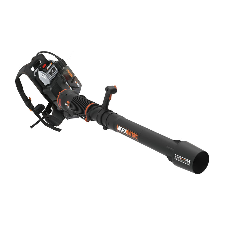 Worx Nitro 80V 800CFM Cordless Brushless Backpack Leaf Blower Z7