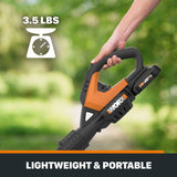 WORX WG545.9 20V Power Share Cordless Air Leaf Blower/Sweeper, Tool Only