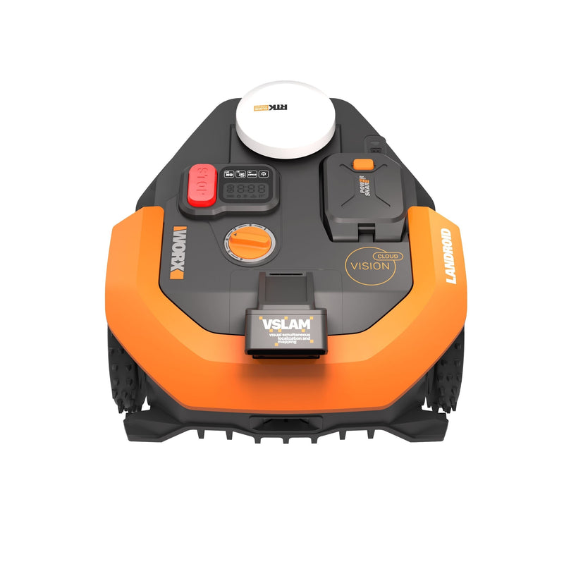 Worx WR310 Landroid Vision Cloud Robotic Mower, 1/4 Acre G2