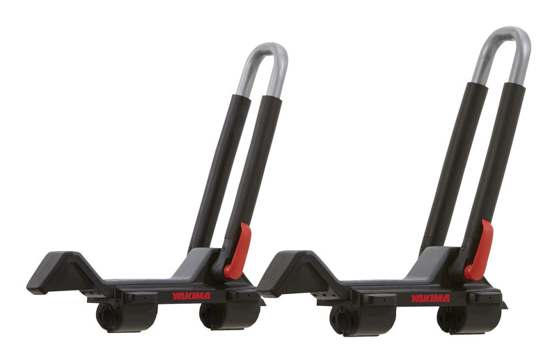 Yakima JayLow J-Cradle Roof Top Mount Kayak Rack with Tie-Downs, 2-pc N2