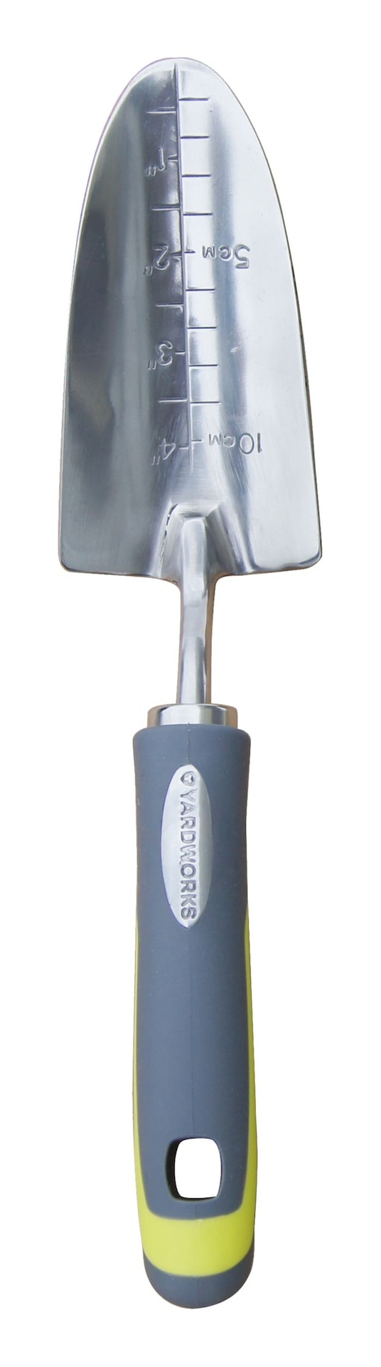 Yardworks 12-in Stainless-Steel Hand Transplanter with Rubber Handle Y3