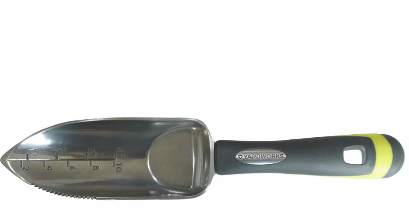 Yardworks 14-in Aluminium Hand Transplanter with Rubber Handle, XL Z1