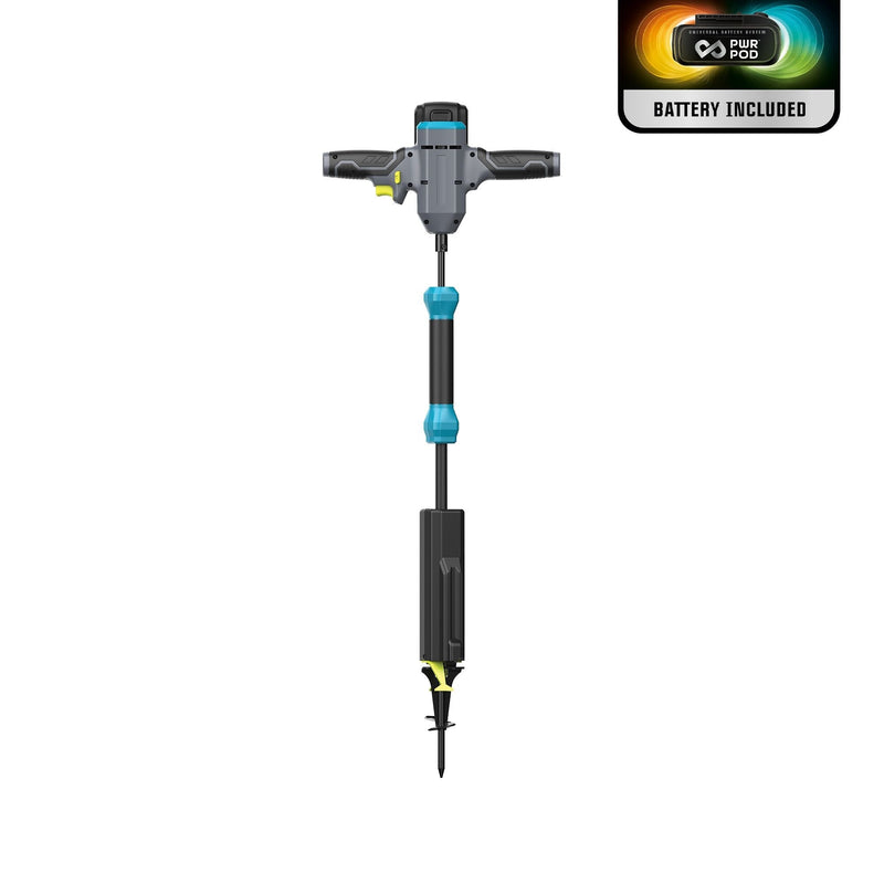 Yardworks 20V Cordless Lawn Weeder, with PWR POD 2.0Ah Battery and Charger Z1