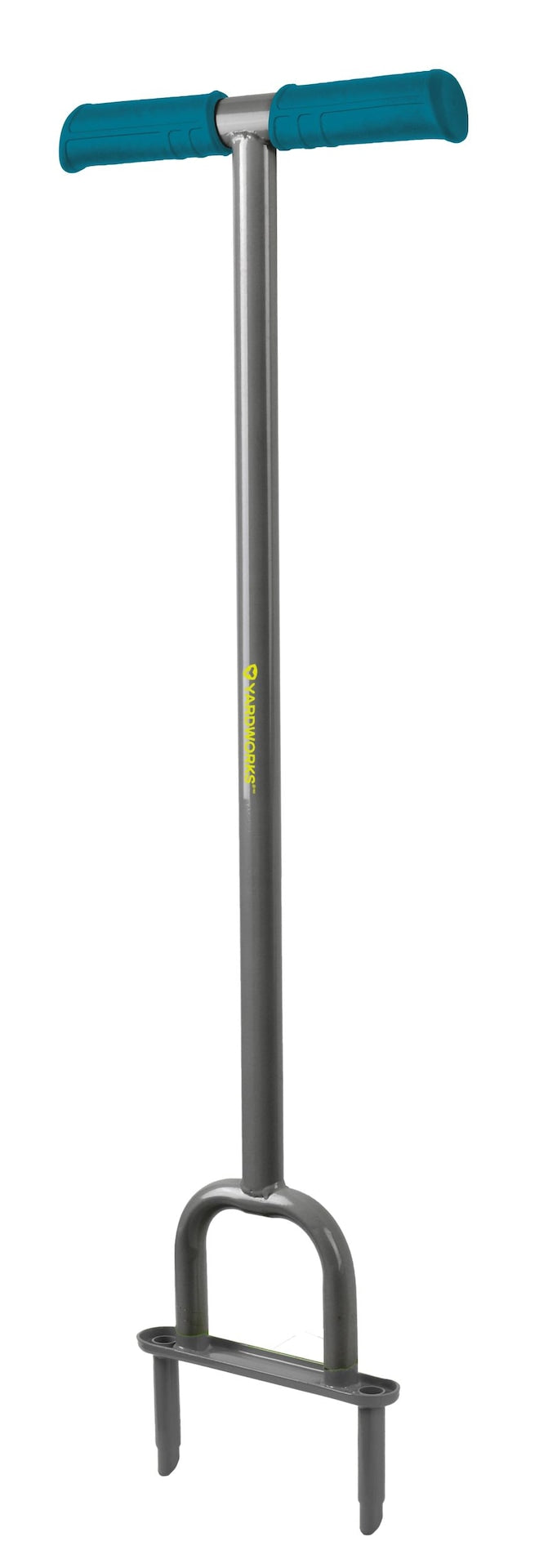 Yardworks Heavy-Duty 2-Prong Steel Garden Lawn Coring Aerator N1