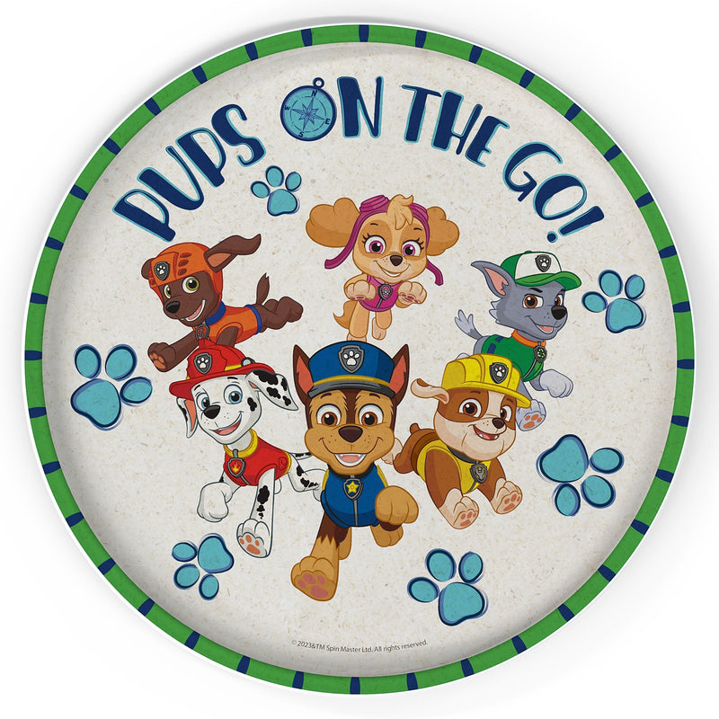 Zak Designs Paw Patrol Bamboo Fibre Plate, 8-in S5