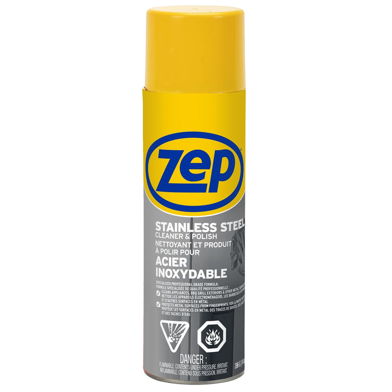 Zep Stainless Steel Cleaner and Polish Spray, 414-mL N5