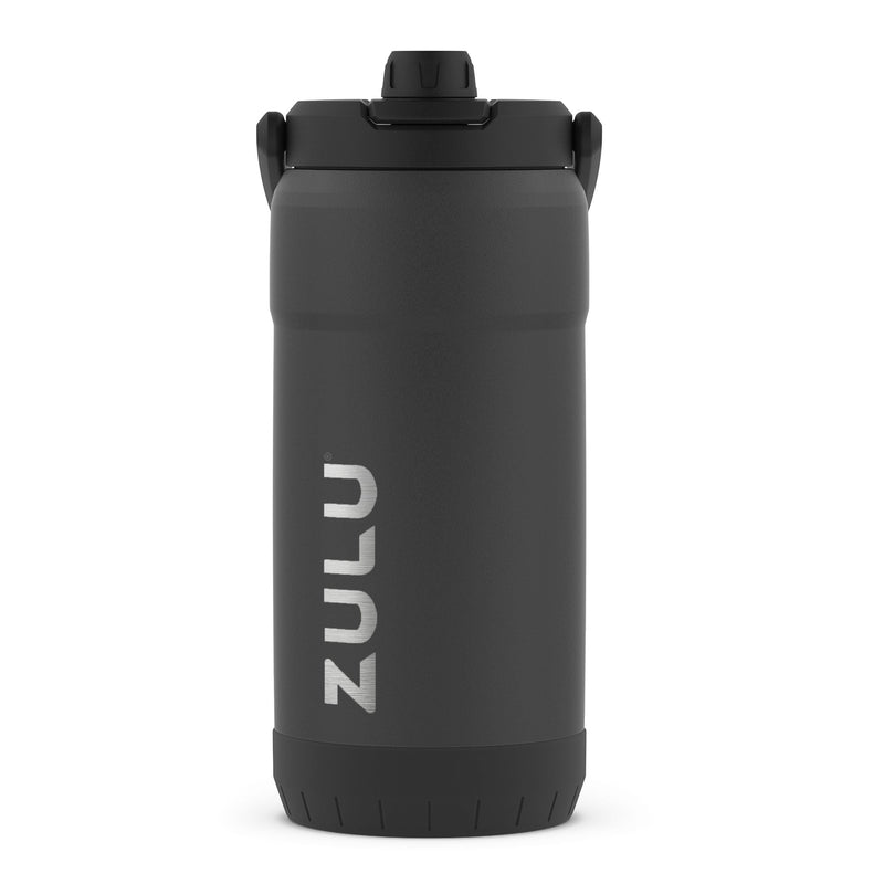 Zulu Mammoth Vacuum Insulated Stainless Steel Water Jug, 101-oz, Black, with Leakproof Lid Y4