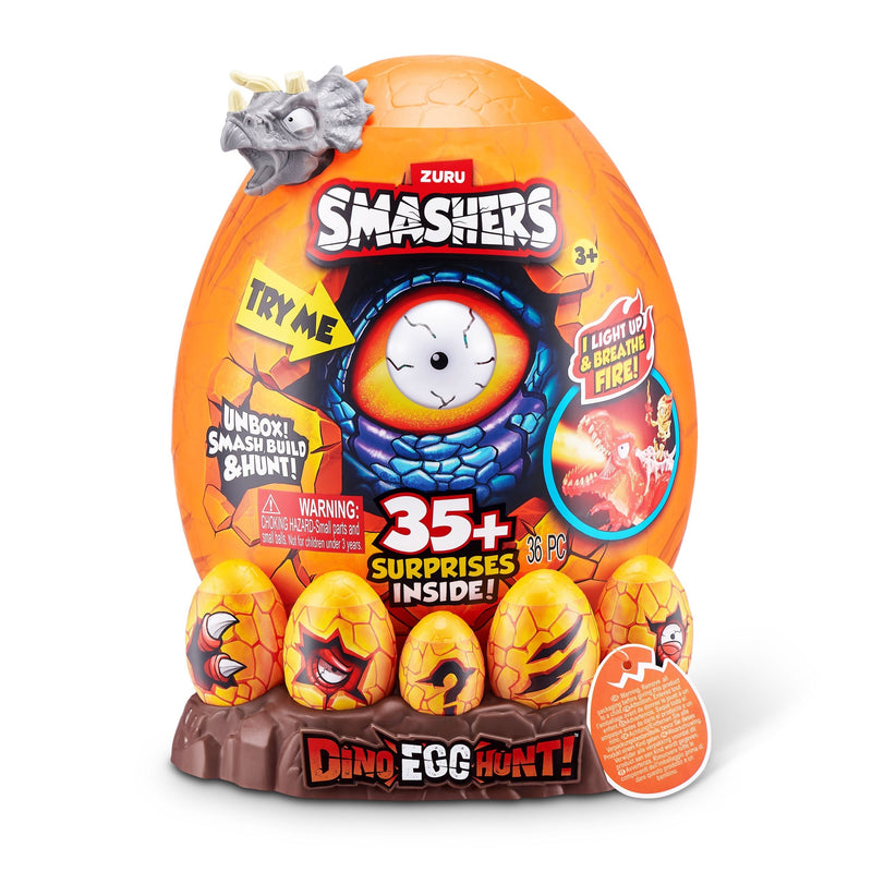 Zuru Smashers Dino Egg Hunt Mystery Playset Capsule for Ages 3+, Assorted Figures K3