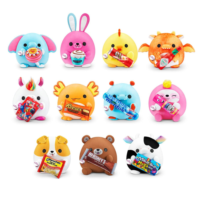 ZURU Snackles Collectible Plush Toy, Medium, 14-in, Assorted R3