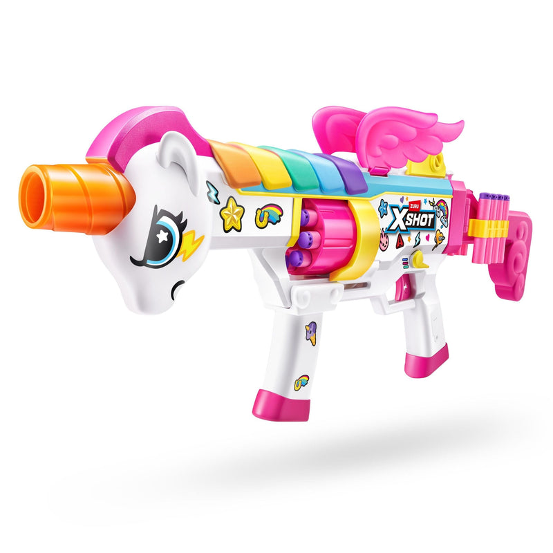 Zuru X-Shot Big Rizz Blastercorn Foam Dart Toy Blaster with 24 Darts M9