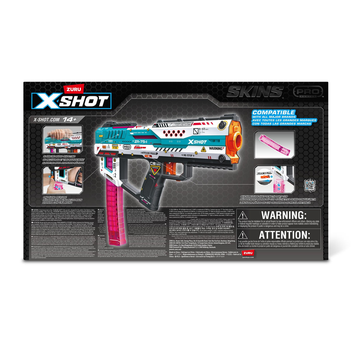 Zuru X-Shot Performance Fury-X Dart Blaster with 40 Darts