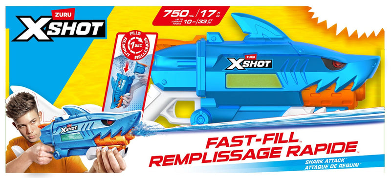 Zuru X Shot Shark Fast Fill Water Blaster with Fast-Fill Technology, 750-mL M0